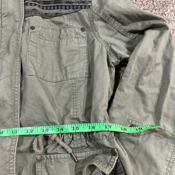 American Rag Olive Patterned Jacket - Picture 8 of 16